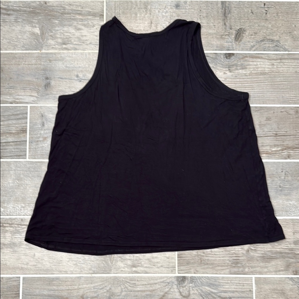 Old Navy Black Relaxed Tank Top - Picture 3 of 3